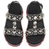 Duni Extazza – Sandalias – Piel de cordero napa – Negro – Mujer Duni Extazza – Sandalias – Piel de cordero napa – Negro – Mujer