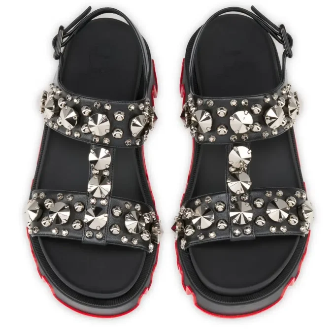 Duni Extazza – Sandalias – Piel de cordero napa – Negro – Mujer Duni Extazza – Sandalias – Piel de cordero napa – Negro – Mujer