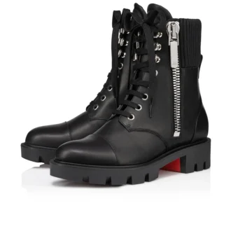 En Hiver Lug – Botas – Piel de becerro – Negro – Mujer