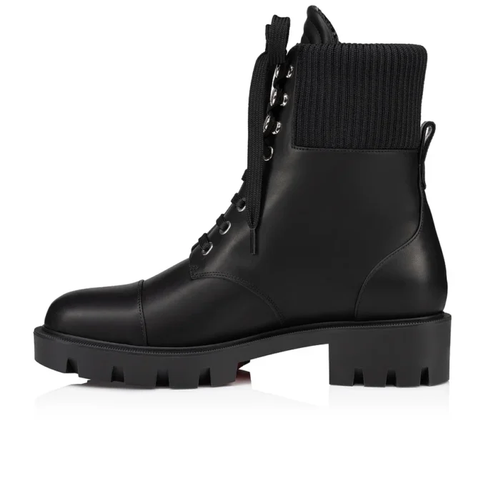 En Hiver Lug – Botas – Piel de becerro – Negro – Mujer