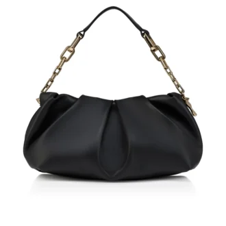 Eva – Bolso de hombro – Piel de cordero napa – Negro