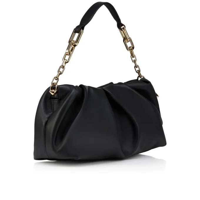 Eva – Bolso de hombro – Piel de cordero napa – Negro Eva – Bolso de hombro – Piel de cordero napa – Negro