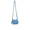 Eva Mini – Bolso cruzado – Piel de cordero napa – Ceruleo