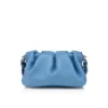 Eva Mini – Bolso cruzado – Piel de cordero napa – Ceruleo
