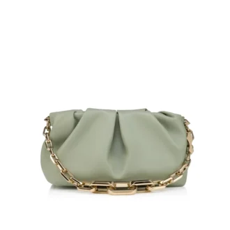 Eva Small – Bolso de hombro – Piel de cordero napa – Haiiro