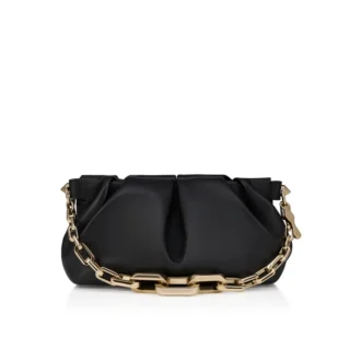 Eva Small – Bolso de hombro – Piel de cordero napa – Negro