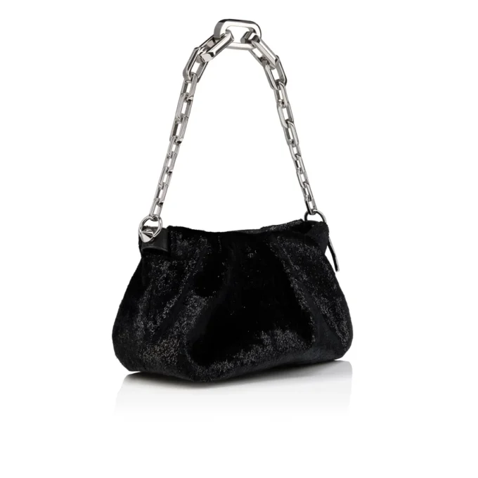 Eva Small – Bolso de hombro – Terciopelo – Negro Eva Small – Bolso de hombro – Terciopelo – Negro