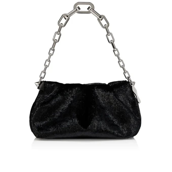 Eva Small – Bolso de hombro – Terciopelo – Negro Eva Small – Bolso de hombro – Terciopelo – Negro