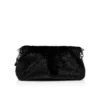 Eva Small – Bolso de hombro – Terciopelo – Negro Eva Small – Bolso de hombro – Terciopelo – Negro