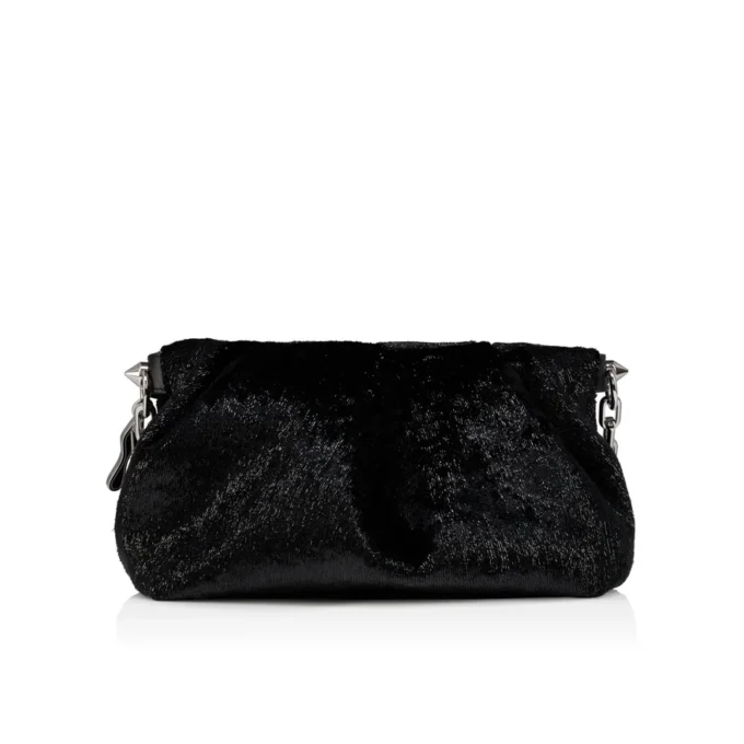 Eva Small – Bolso de hombro – Terciopelo – Negro Eva Small – Bolso de hombro – Terciopelo – Negro