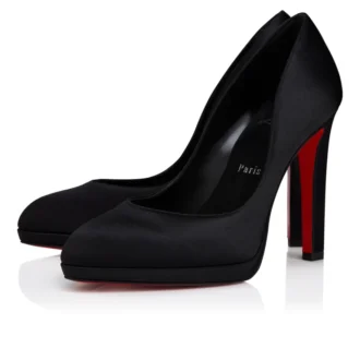 Fannylove Alta – Zapatos de tacón de 120 mm – Satén crepé – Negro – Mujer Fannylove Alta – Zapatos de tacón de 120 mm – Satén crepé – Negro – Mujer