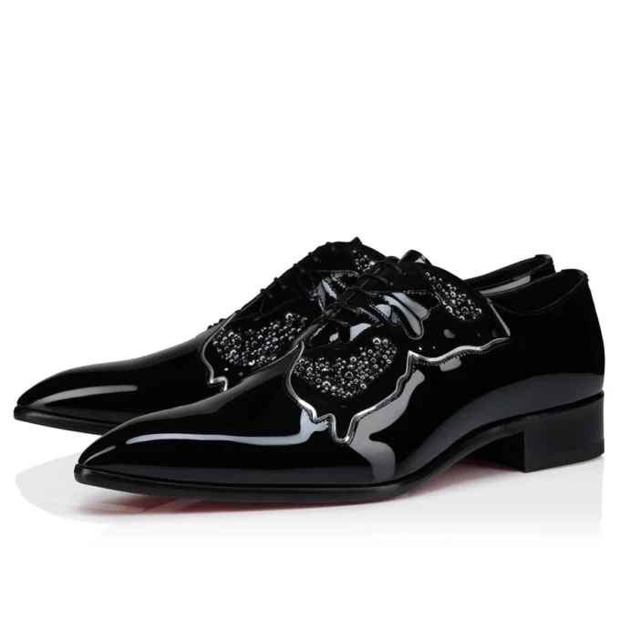Farfarock – Zapatos Oxford – Piel de becerro charol y ante de becerro – Negro – Hombre Farfarock – Zapatos Oxford – Piel de becerro charol y ante de becerro – Negro – Hombre