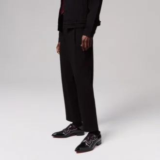 Farfarock – Zapatos Oxford – Piel de becerro charol y ante de becerro – Negro – Hombre