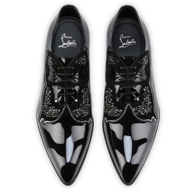 Farfarock – Zapatos Oxford – Piel de becerro charol y ante de becerro – Negro – Hombre Farfarock – Zapatos Oxford – Piel de becerro charol y ante de becerro – Negro – Hombre