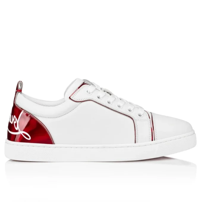 Fun Louise Junior – Zapatillas – Piel de becerro y charol Psychic – Blanco – Mujer