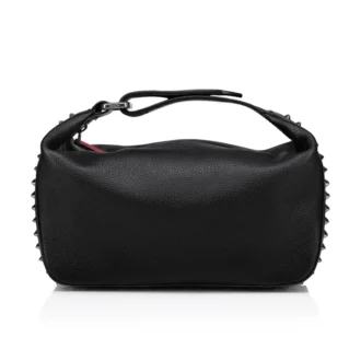 Funky – Bolsa – Piel de becerro y tachuelas – Negro