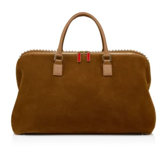 Funky – Bolso de viaje – Piel de becerro invertida y tachuelas – Rhea