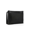 Funky – Bolso tipo riñonera – Piel de becerro granulada y tachuelas – Negro Funky – Bolso tipo riñonera – Piel de becerro granulada y tachuelas – Negro