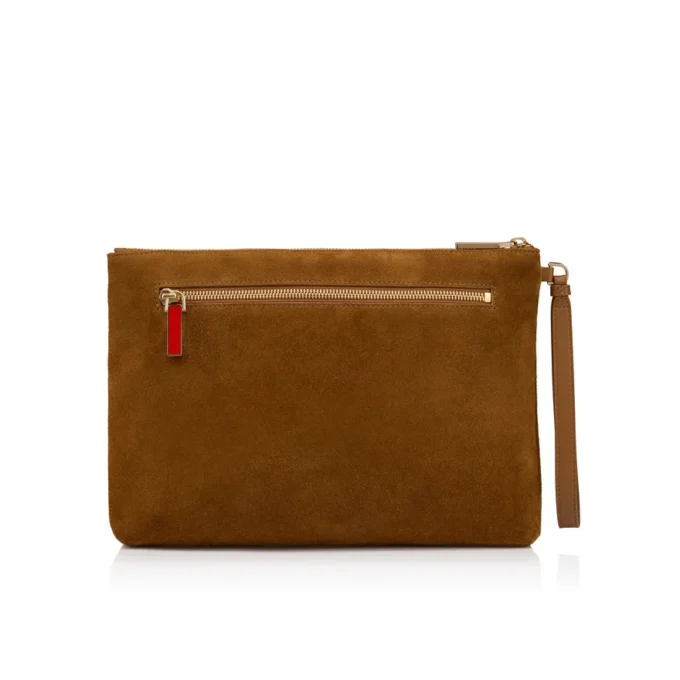 Funky – Estuche – Piel de becerro invertida y tachuelas – Rhea