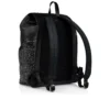 Funky – Mochila – Piel de becerro granulada, strass y tachuelas – Negro