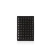Funky – Portapasaportes – Piel de becerro granulada y tachuelas – Negro Funky – Portapasaportes – Piel de becerro granulada y tachuelas – Negro