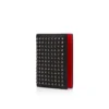 Funky – Portapasaportes – Piel de becerro granulada y tachuelas – Negro Funky – Portapasaportes – Piel de becerro granulada y tachuelas – Negro