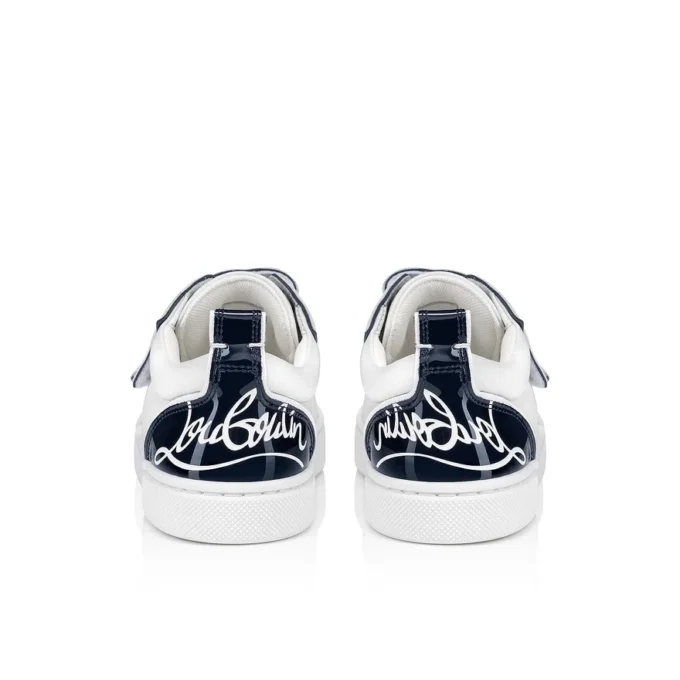 Funnyto Scratch – Zapatillas – Piel de becerro charol – Blanco – Niños Funnyto Scratch – Zapatillas – Piel de becerro charol – Blanco – Niños