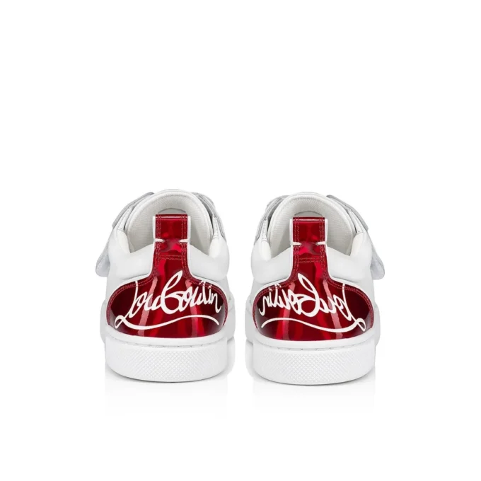 Funnyto Scratch – Zapatillas – Piel de becerro y piel de becerro charol Psychic – Bianco – Niños