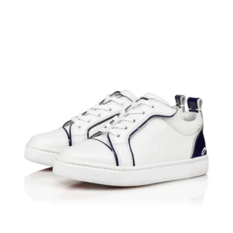 Funnyto – Zapatillas de caña baja – Piel de becerro – Azul – Niños