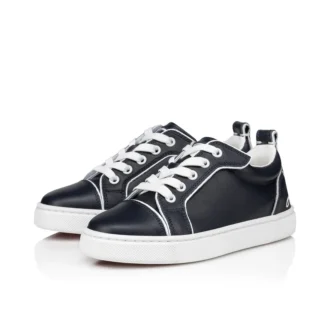 Funnyto – Zapatillas – Piel de becerro – Azul marino – Niños