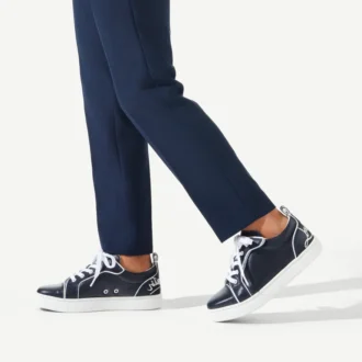 Funnyto – Zapatillas – Piel de becerro – Azul marino – Niños