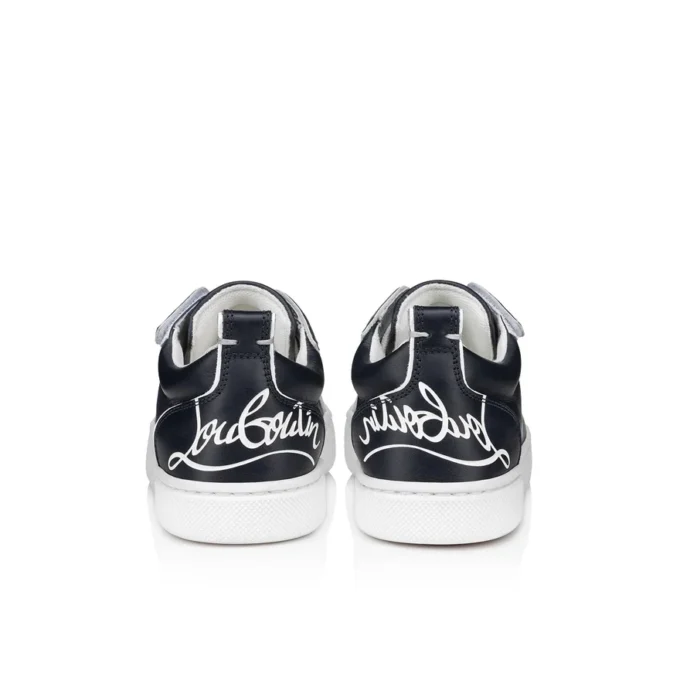 Funnyto – Zapatillas – Piel de becerro – Azul marino – Niños Funnyto – Zapatillas – Piel de becerro – Azul marino – Niños