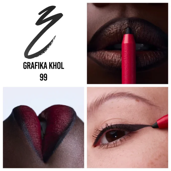 Glamliner – Delineador para labios y ojos – Grafika Khol 99 Glamliner – Delineador para labios y ojos – Grafika Khol 99