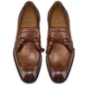 Grave Moc – Mocasines – Piel de becerro patinada – Havane – Hombre Grave Moc – Mocasines – Piel de becerro patinada – Havane – Hombre