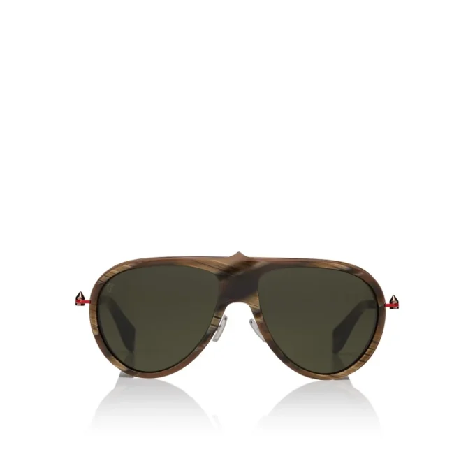 Greggo Lb0004 – Gafas de sol – Metal – Cuerno marrón Greggo Lb0004 – Gafas de sol – Metal – Cuerno marrón
