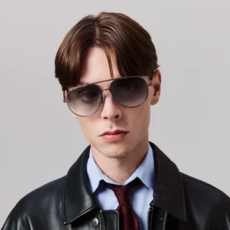 Greggo Lb0029 – Gafas de sol – Metal – Gris plomizo