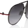 Greggo Lb0029 – Gafas de sol – Metal – Gris plomizo
