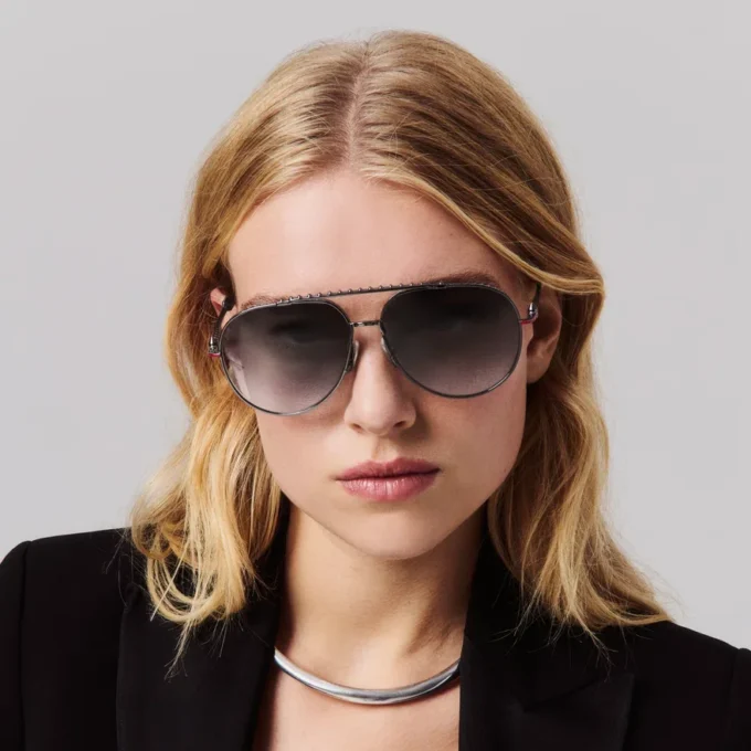Greggo Lb0029 – Gafas de sol – Metal – Gris plomizo