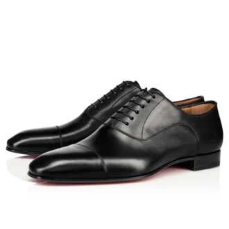 Greggo – Zapatos con cordones – Piel de becerro lisa – Negro – Hombre Greggo – Zapatos con cordones – Piel de becerro lisa – Negro – Hombre