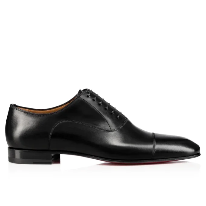 Greggo – Zapatos con cordones – Piel de becerro lisa – Negro – Hombre Greggo – Zapatos con cordones – Piel de becerro lisa – Negro – Hombre