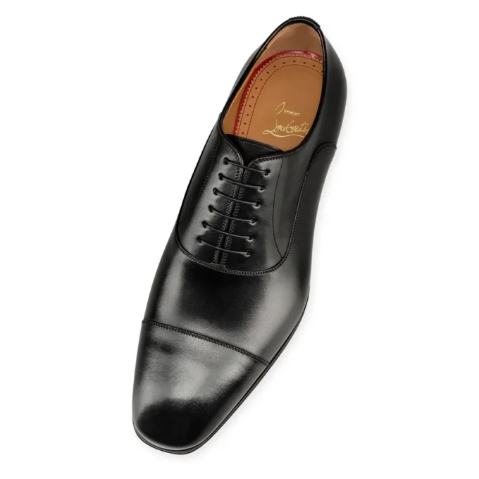Greggo – Zapatos con cordones – Piel de becerro lisa – Negro – Hombre Greggo – Zapatos con cordones – Piel de becerro lisa – Negro – Hombre