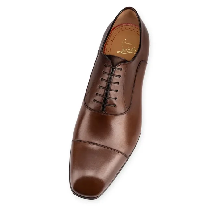 Greggo – Zapatos Oxford – Piel de becerro patinada – Havane – Hombre Greggo – Zapatos Oxford – Piel de becerro patinada – Havane – Hombre