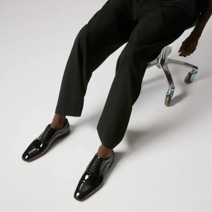Greggo – Zapatos Oxford – Piel de becerro patinada – Negro – Hombre Greggo – Zapatos Oxford – Piel de becerro patinada – Negro – Hombre