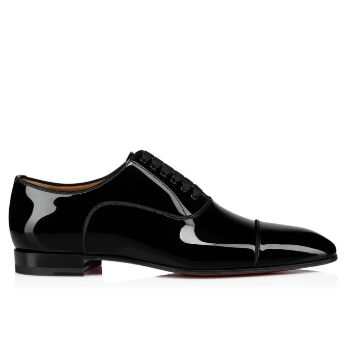 Greggo – Zapatos Oxford – Piel de becerro patinada – Negro – Hombre Greggo – Zapatos Oxford – Piel de becerro patinada – Negro – Hombre