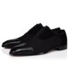 Greggory – Zapatos Oxford – Piel de becerro, sarga de algodón y ante de becerro – Negro – Hombre Greggory – Zapatos Oxford – Piel de becerro, sarga de algodón y ante de becerro – Negro – Hombre
