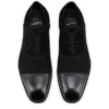 Greggory – Zapatos Oxford – Piel de becerro, sarga de algodón y ante de becerro – Negro – Hombre Greggory – Zapatos Oxford – Piel de becerro, sarga de algodón y ante de becerro – Negro – Hombre