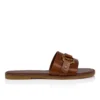 Her in Roma Mule – Mules – Piel de becerro – Carmín oscuro – Mujer