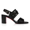 Her in Roma – Sandalias de 70 mm – Piel de becerro encerada – Negro – Mujer Her in Roma – Sandalias de 70 mm – Piel de becerro encerada – Negro – Mujer
