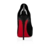 Hot Chick Alta – Zapatos de tacón de punta abierta de 120 mm – Piel de becerro charol – Negro – Mujer Hot Chick Alta – Zapatos de tacón de punta abierta de 120 mm – Piel de becerro charol – Negro – Mujer
