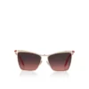 Hot Chick Lb0020 – Gafas de sol – Metal – Dorado ahumado